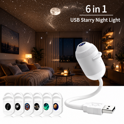 🌌 5D Mini Galaxy Star Projector