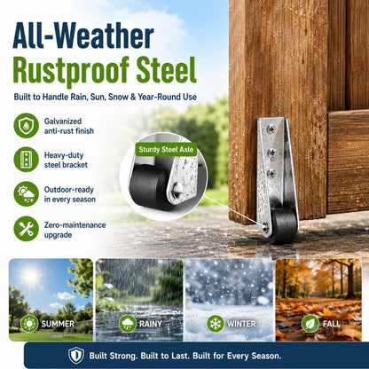 Heavy-Duty Universal Gate Support Wheel